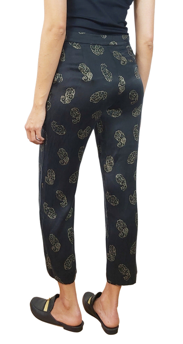 Pantalón Negro Paisley