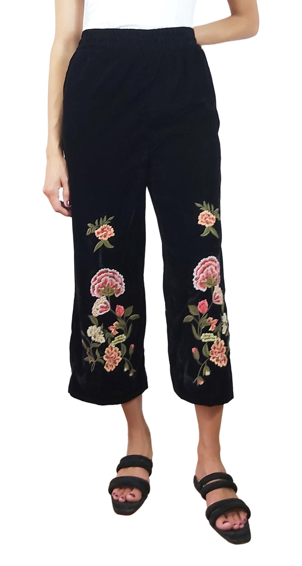 Pantalon Velvet Flores