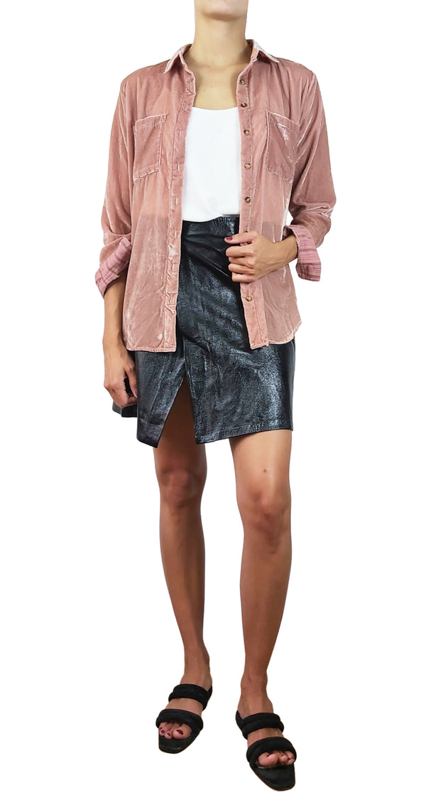 Blusa Velvet Rosado