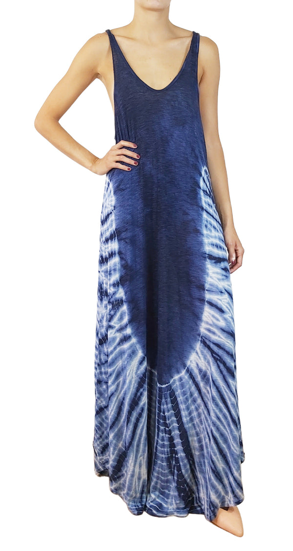 Vestido Azul Tie Dye