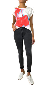 Skinny Jeans Gris