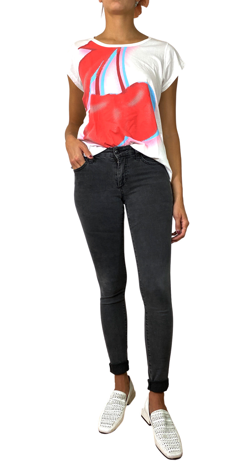 Skinny Jeans Gris