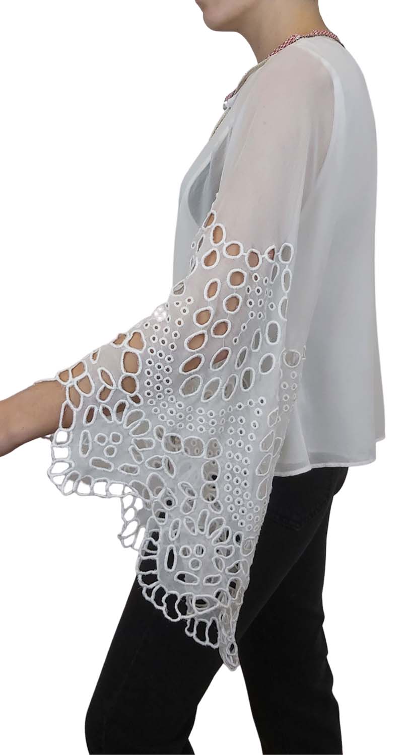 Blusa Macramé