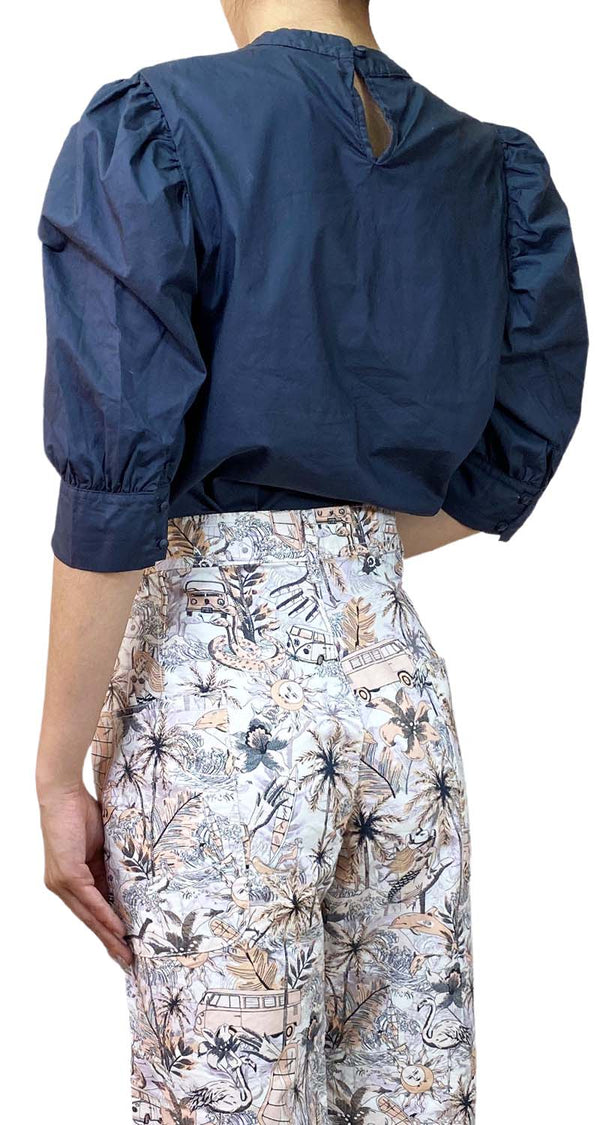 Blusa Clásica Azul