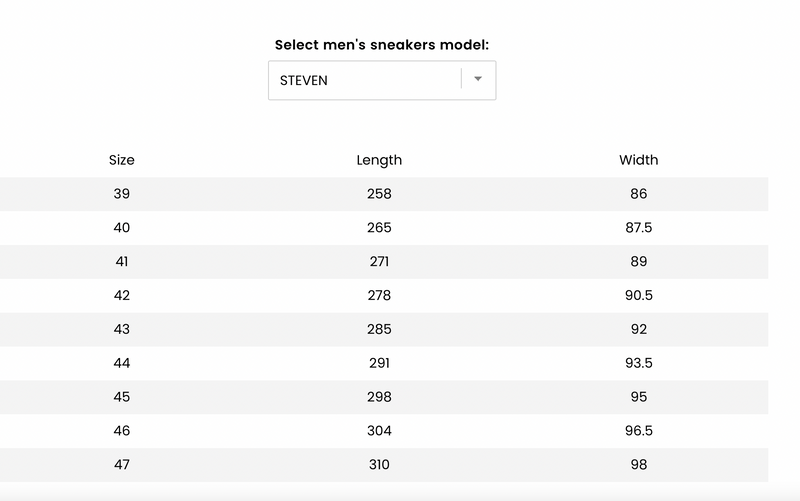 Zapatillas Steven Negras HOMBRE