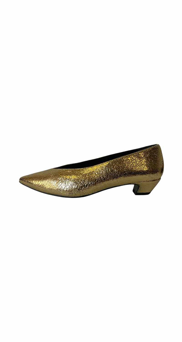 Zapatos V Dorados