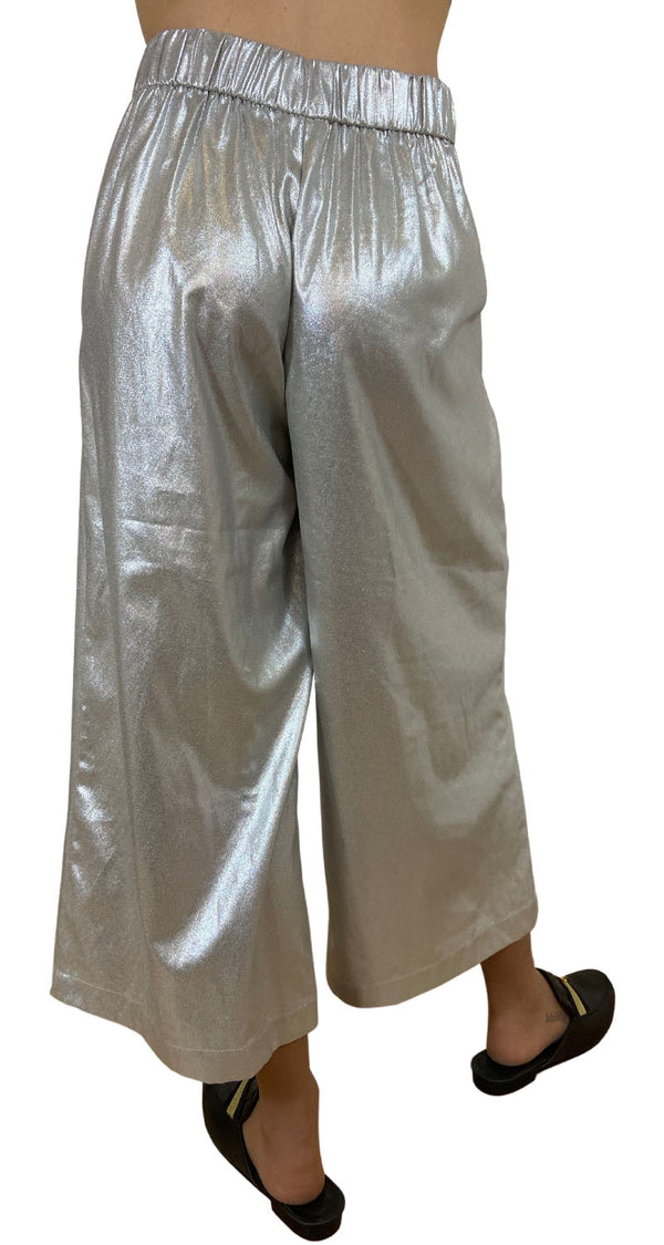 Pantalón Plateado Culotte