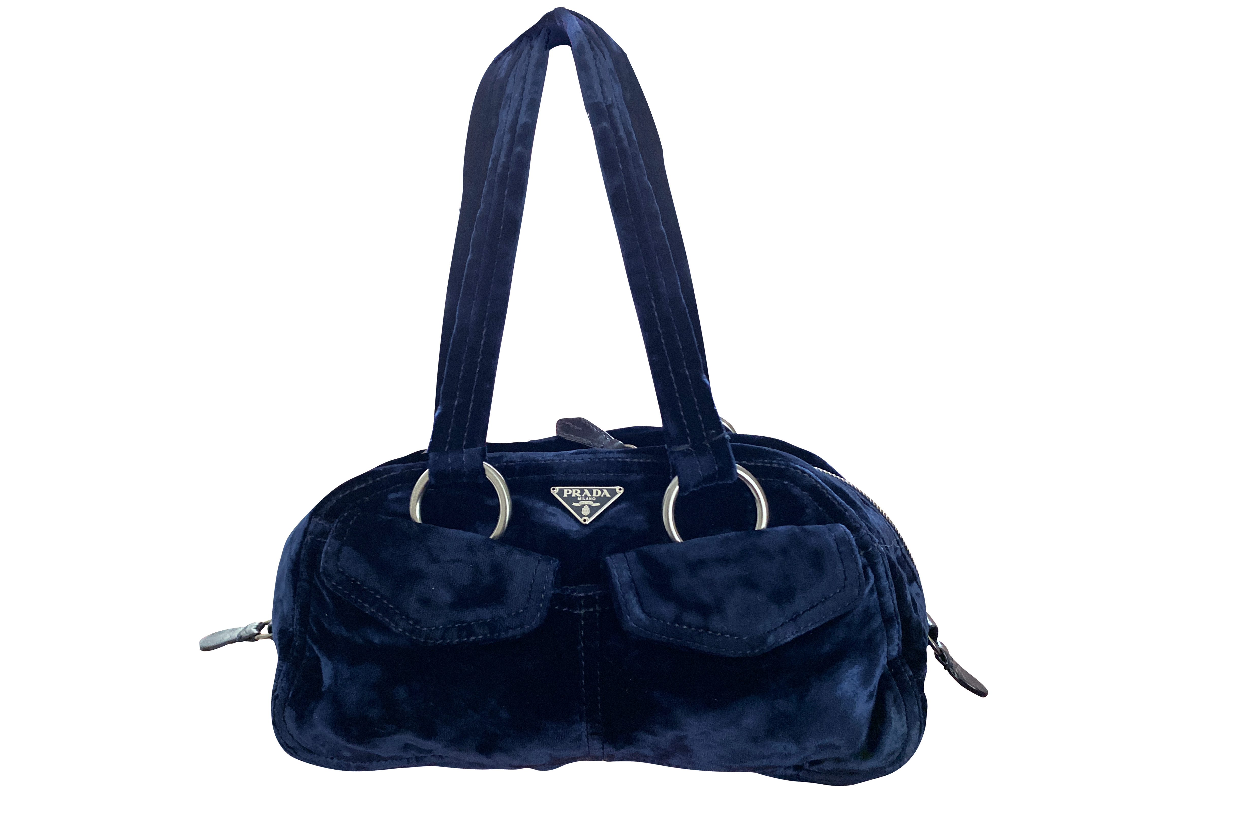 Mini cartera de terciopelo