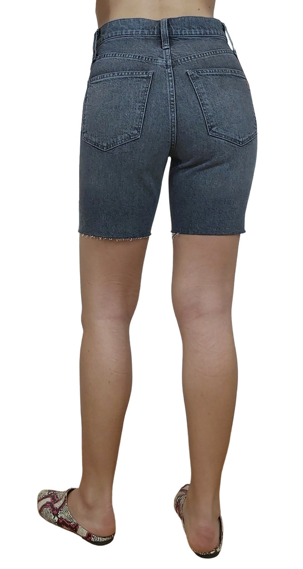 Short High-Rise Mid-Length Denim