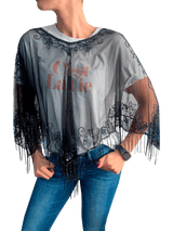 Poncho Bordado