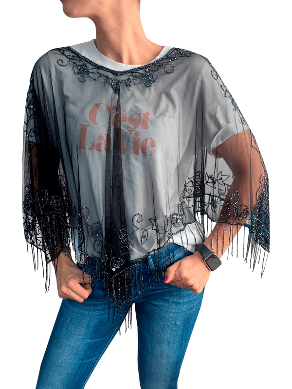 Poncho Bordado
