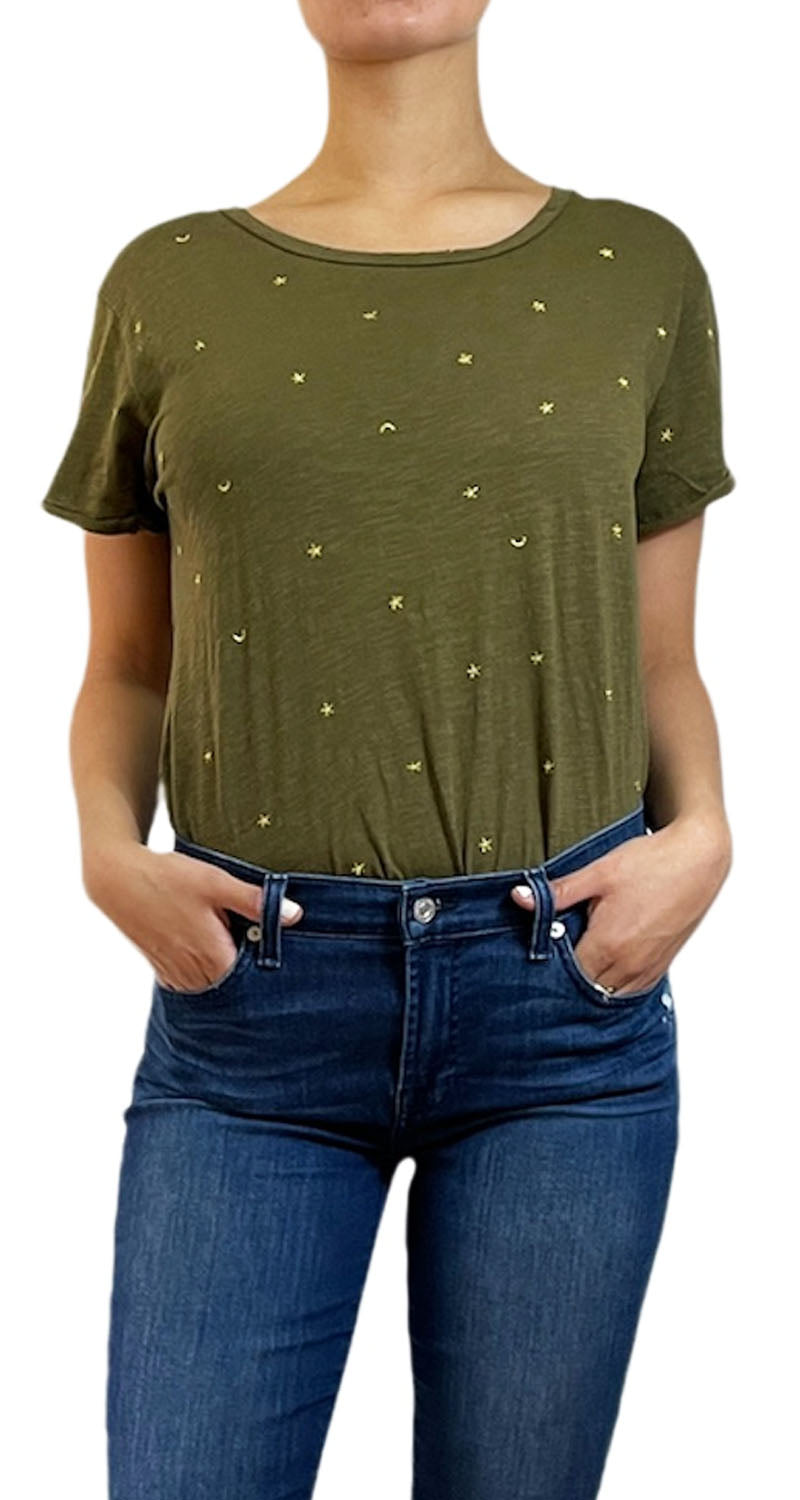 Polera Verde Estrellas