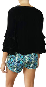 Blusa Velvet Negra