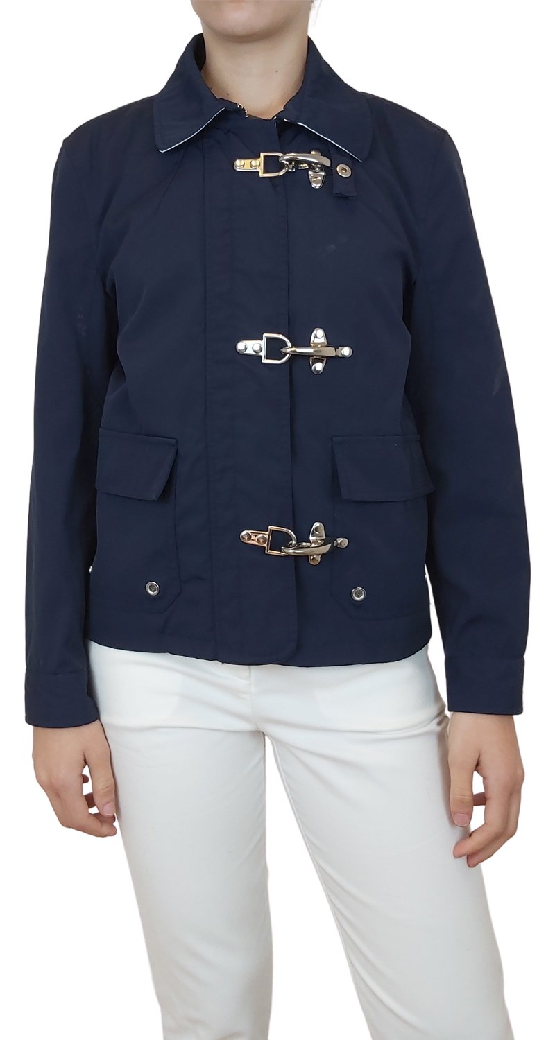 Chaqueta Impermeable Azul