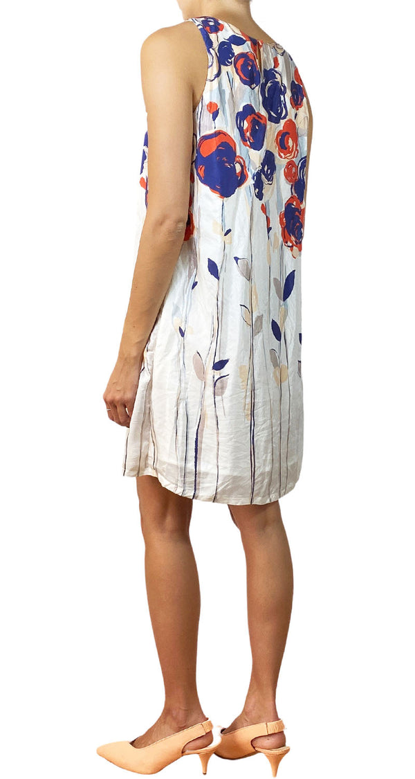 Vestido Floral Seda