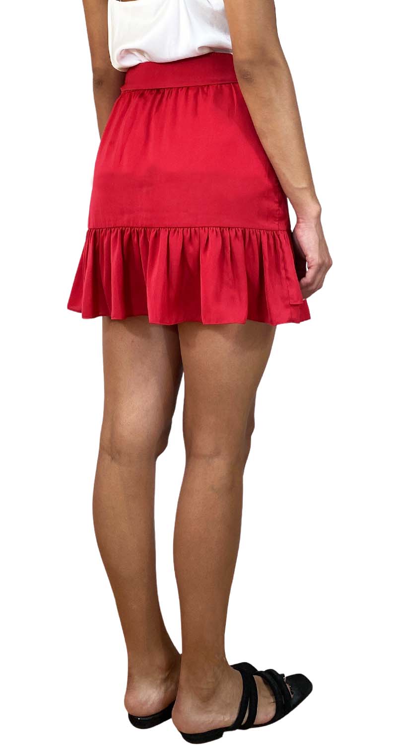 Mini Falda Roja Vuelos