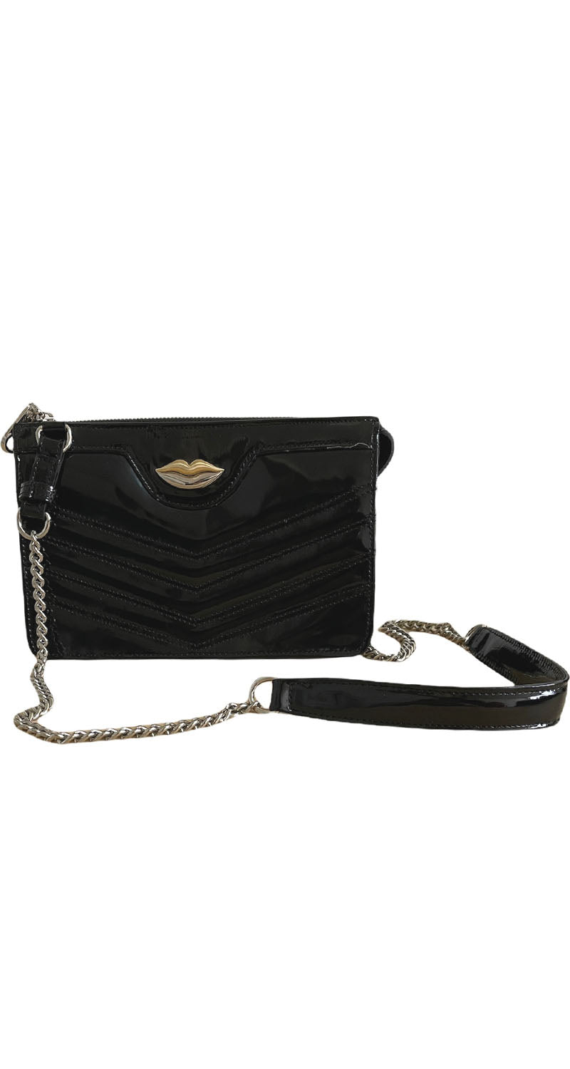 Cartera Negra Cuero