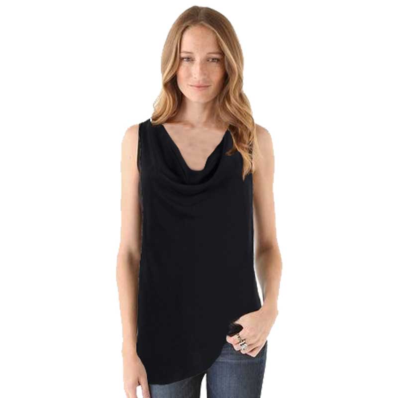 Blusa Lauren de cuello drapeado