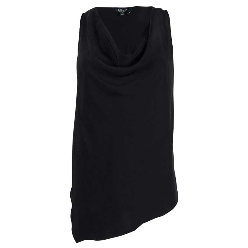 Blusa Lauren de cuello drapeado