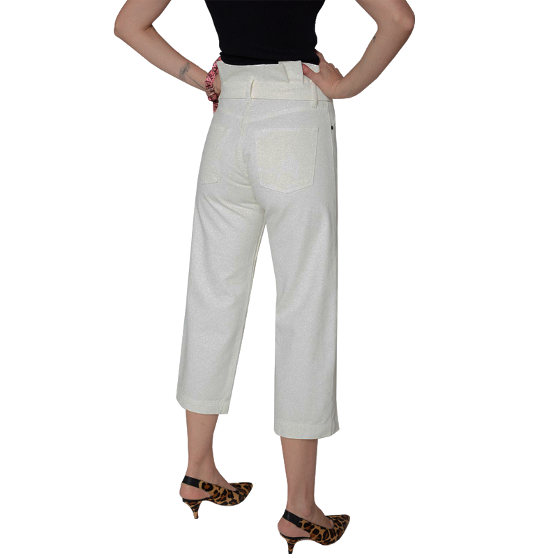 Jeans Bambina Crema