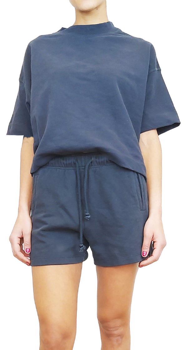 Polerón Crop Navy