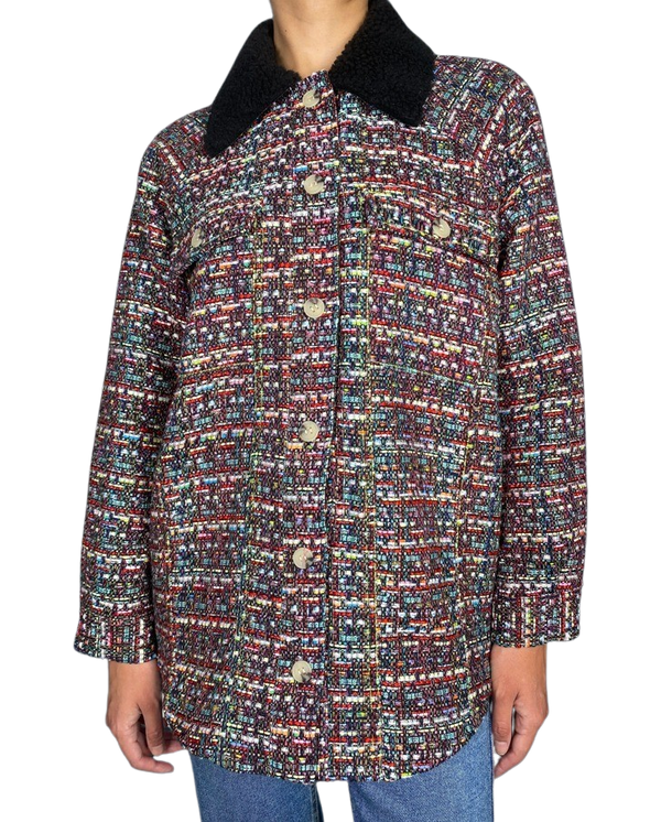 Chaqueta Tweed Multicolor