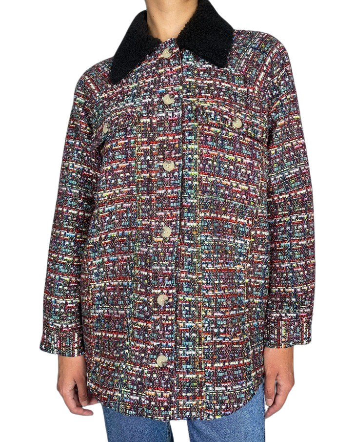 Chaqueta Tweed Multicolor