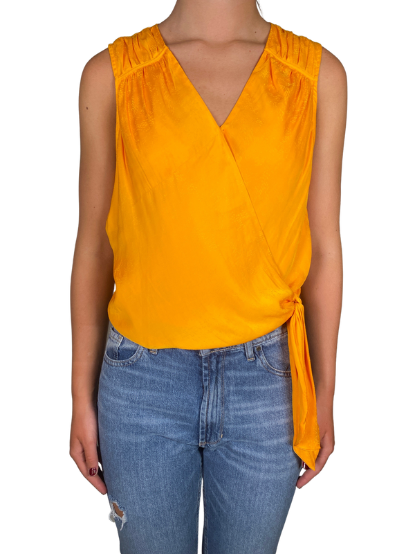 Blusa Cruzada Amarilla