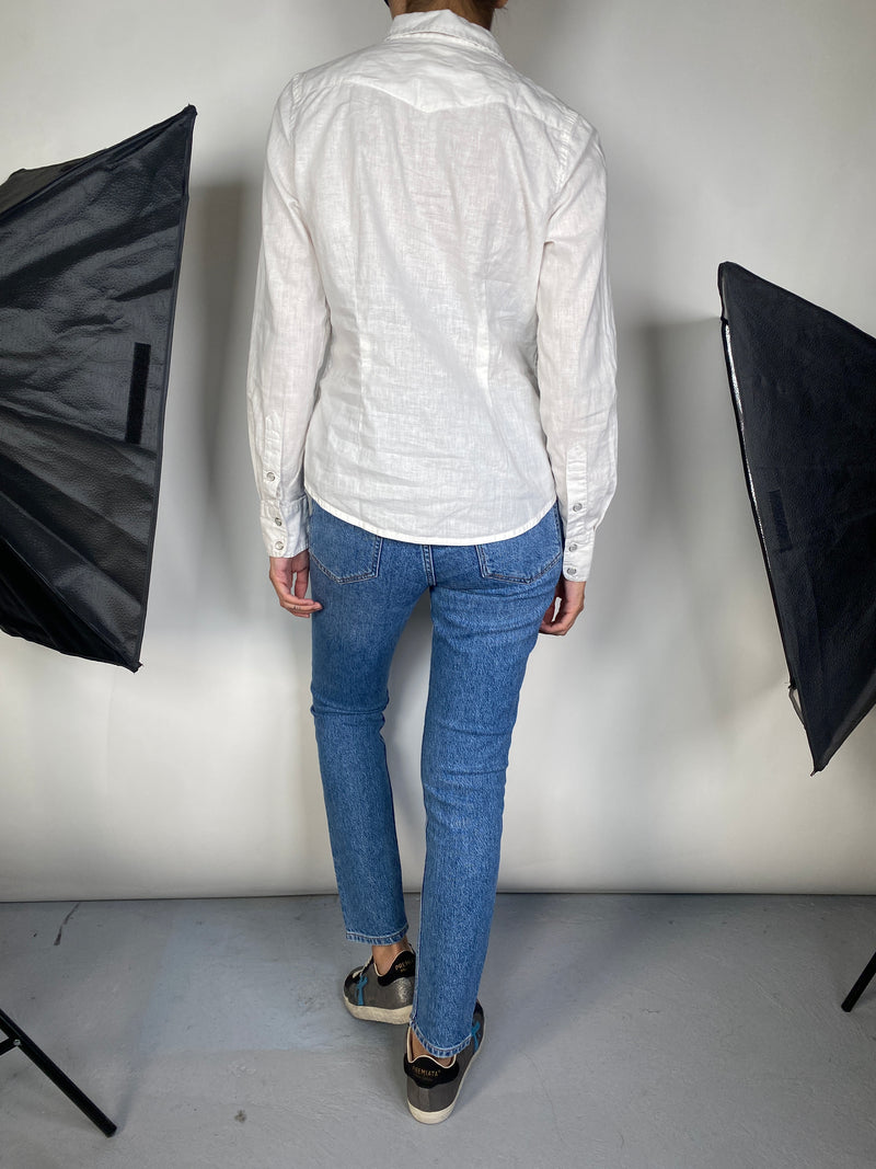 Blusa Botones Nacarados