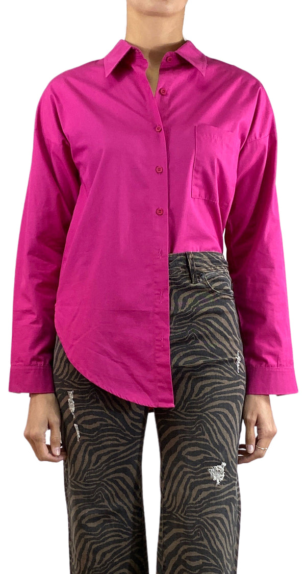 Blusa Fucsia Algodón