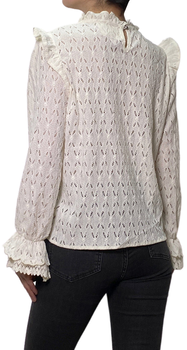 Blusa Crema Lana Merino