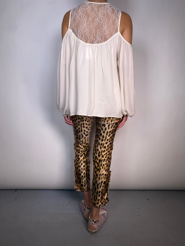 Blusa Cut Out Seda