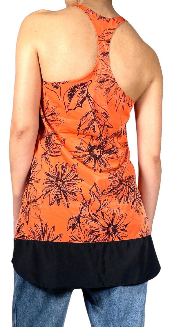 Polera Larga Estampada