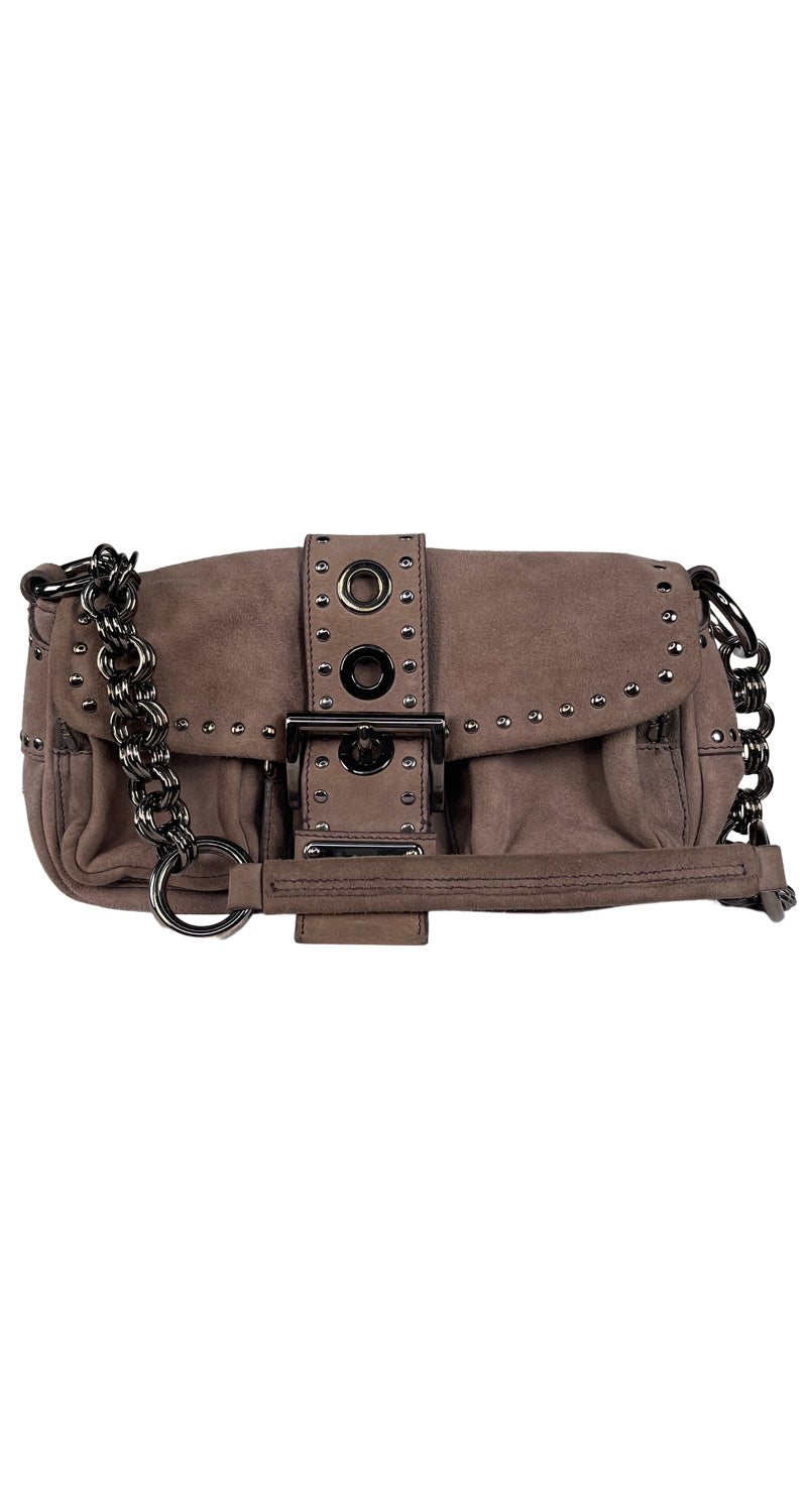 Bolso Gamuza Tachas