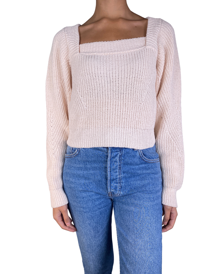 Sweater Tejido Crudo