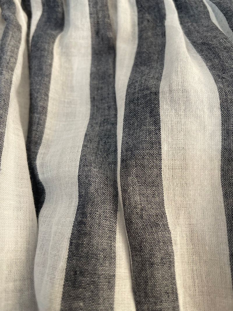 Blusa Gris A Rayas