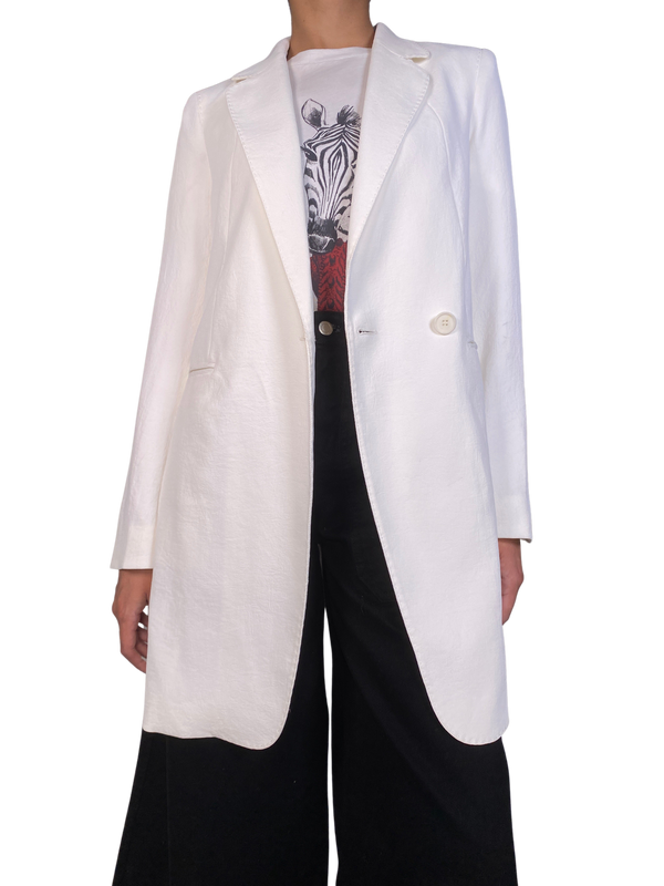 Chaqueta De Traje Blanca