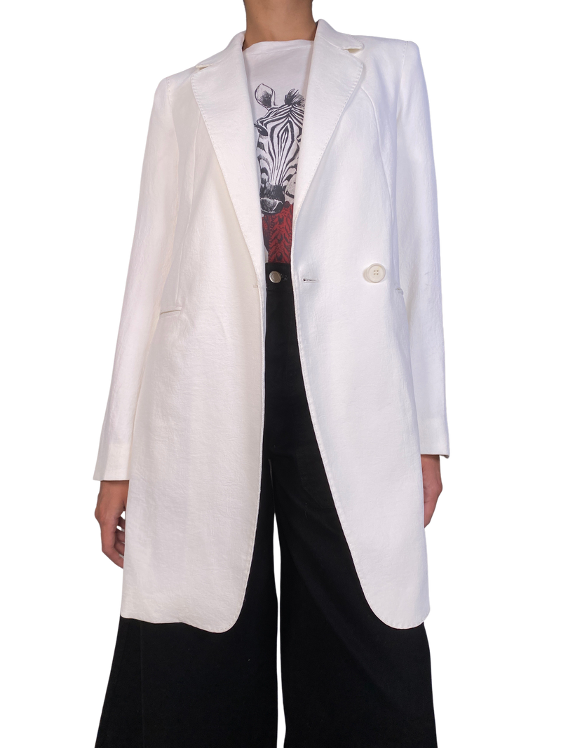 Chaqueta De Traje Blanca