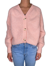 Sweater Cardigan Rosado