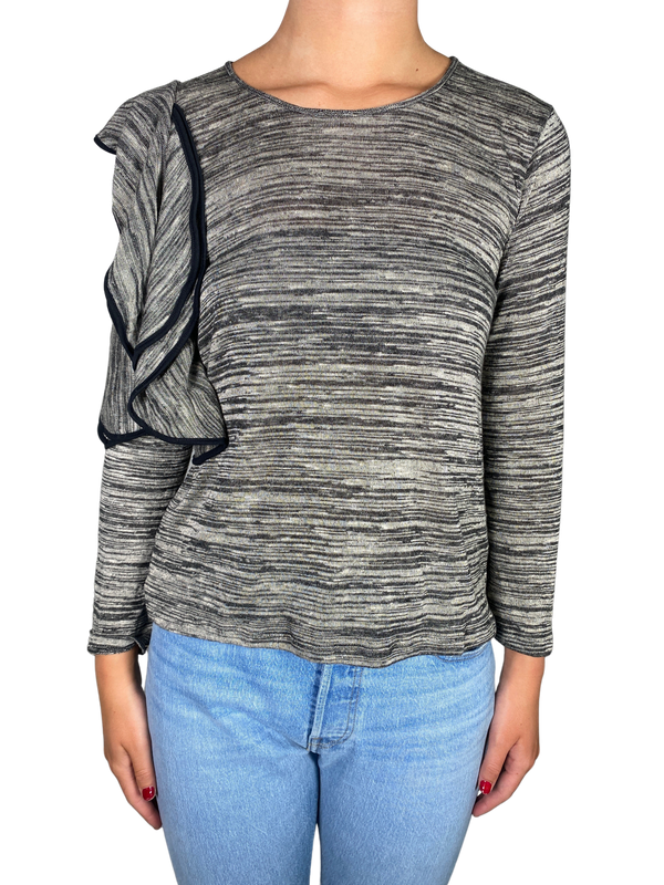 Polera Tejida Jaspeada