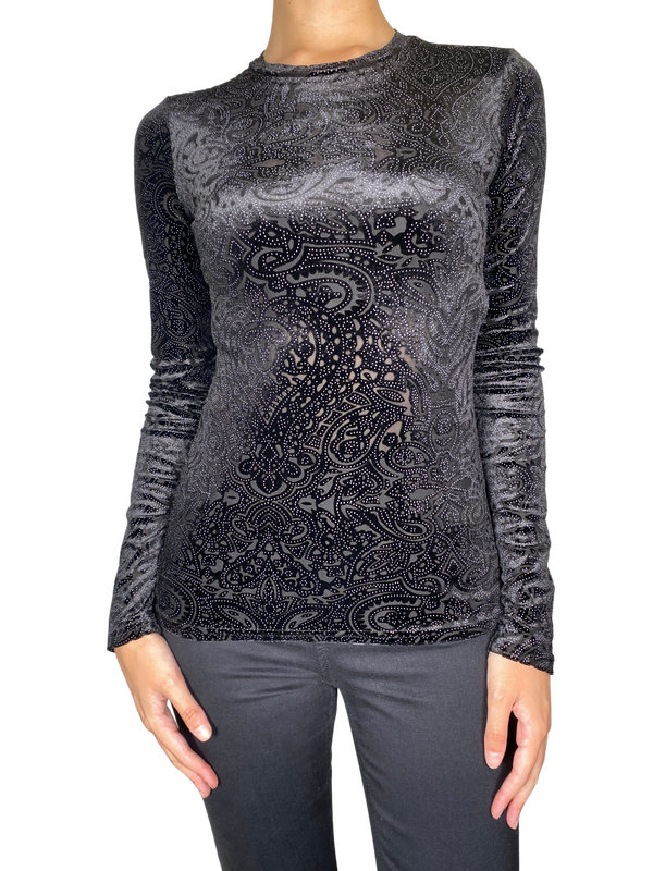 Sweater Negro Gamuza