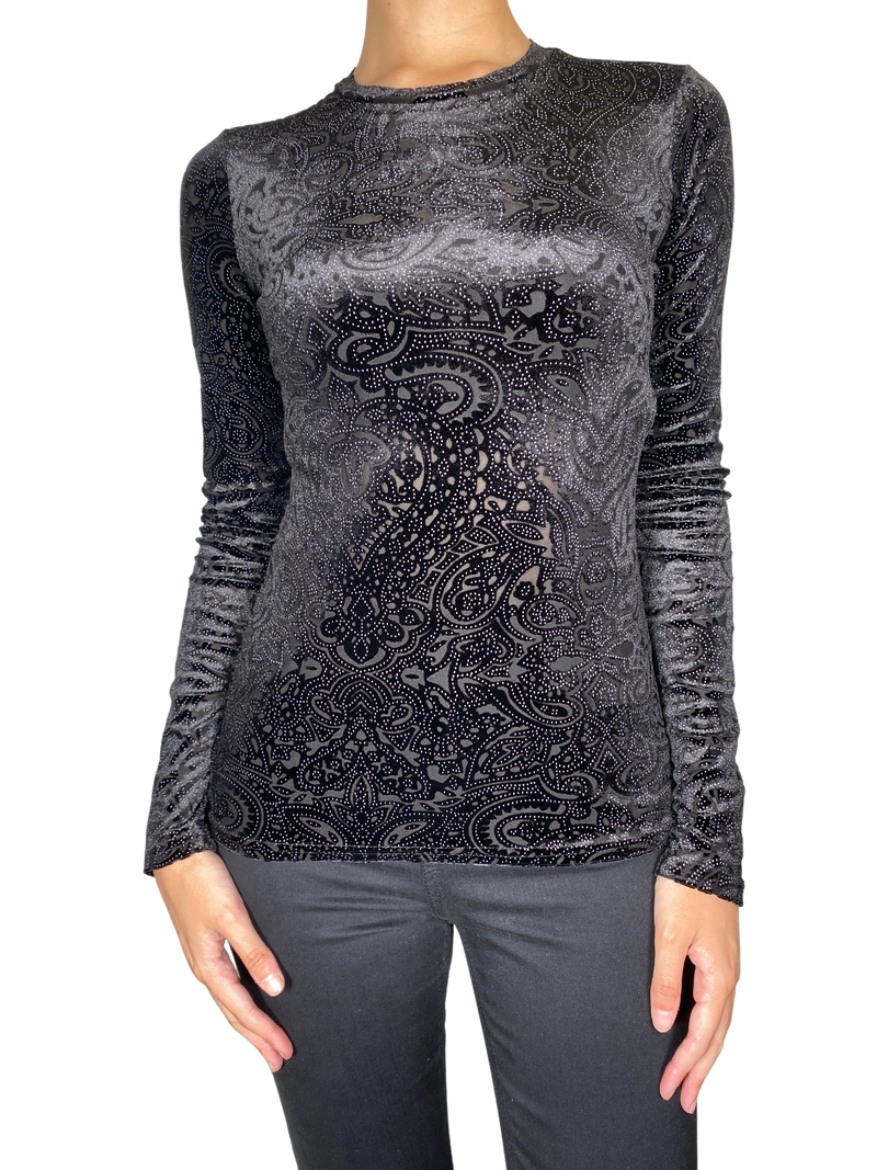 Sweater Negro Gamuza