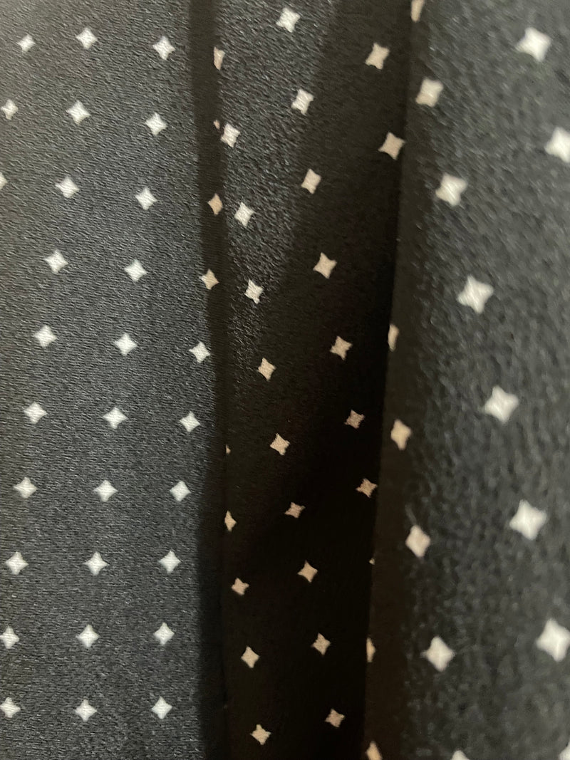 Pantalón Negro Estampado