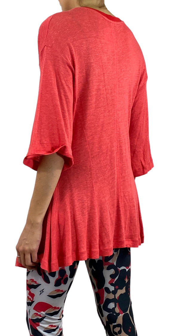 Polera Larga Roja