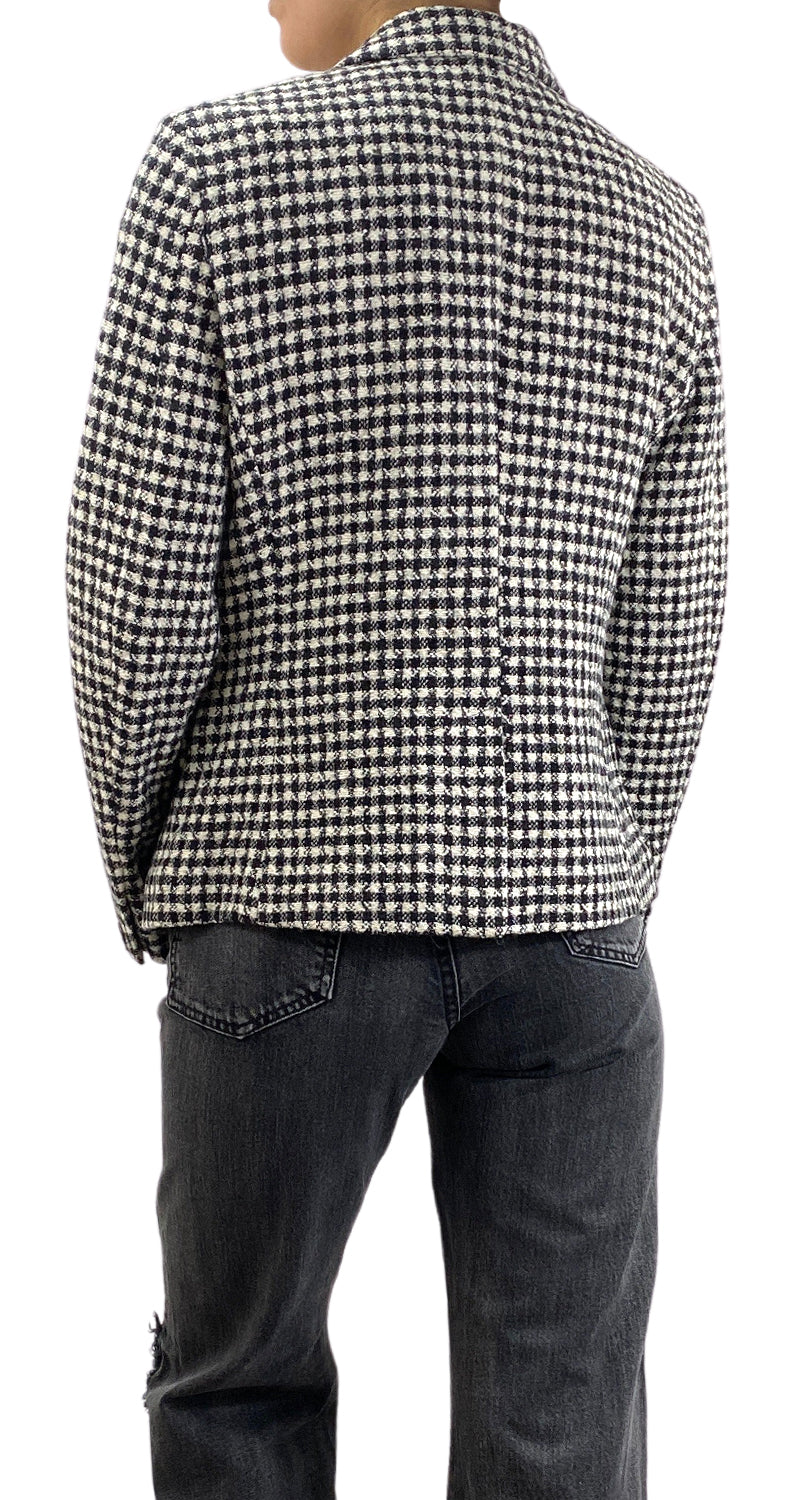 Blazer Vichy Tejido