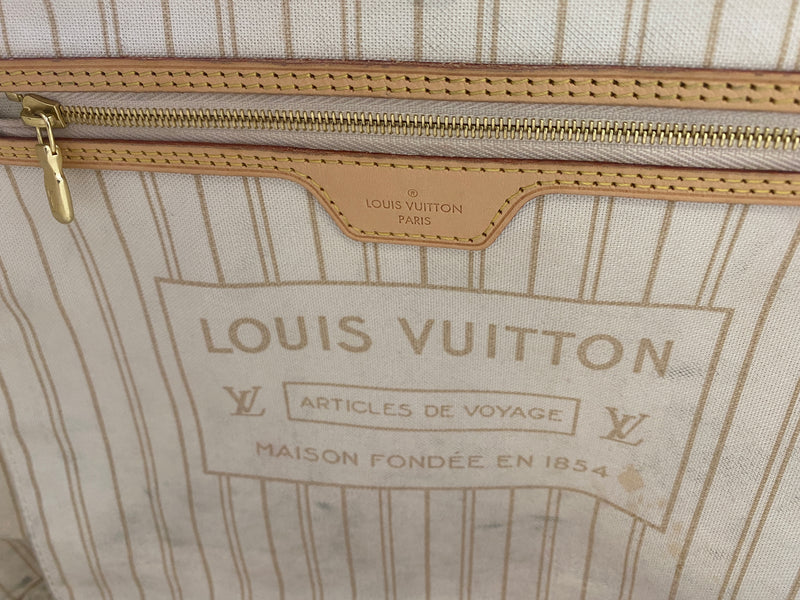 Cartera Neverfull MM Damier Azur Canvas