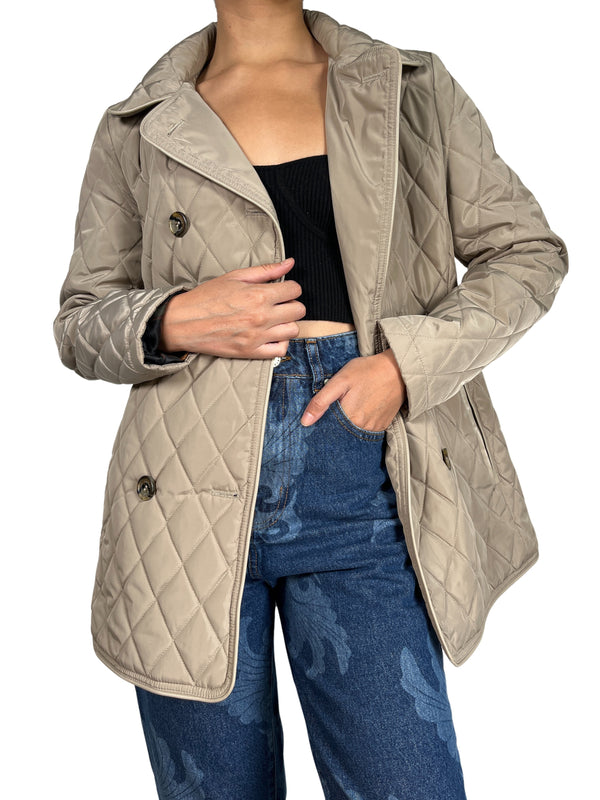 Chaqueta Quilted Gris