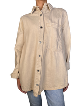 Sobrecamisa Denim Beige