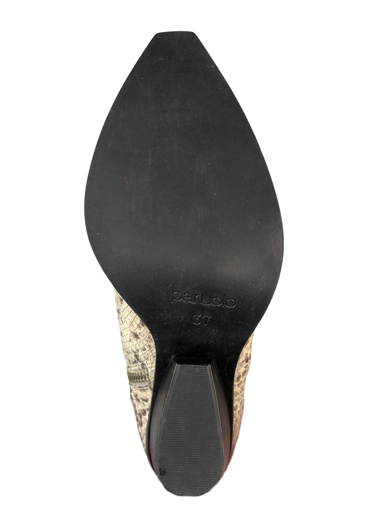 Botines Snake Cuero