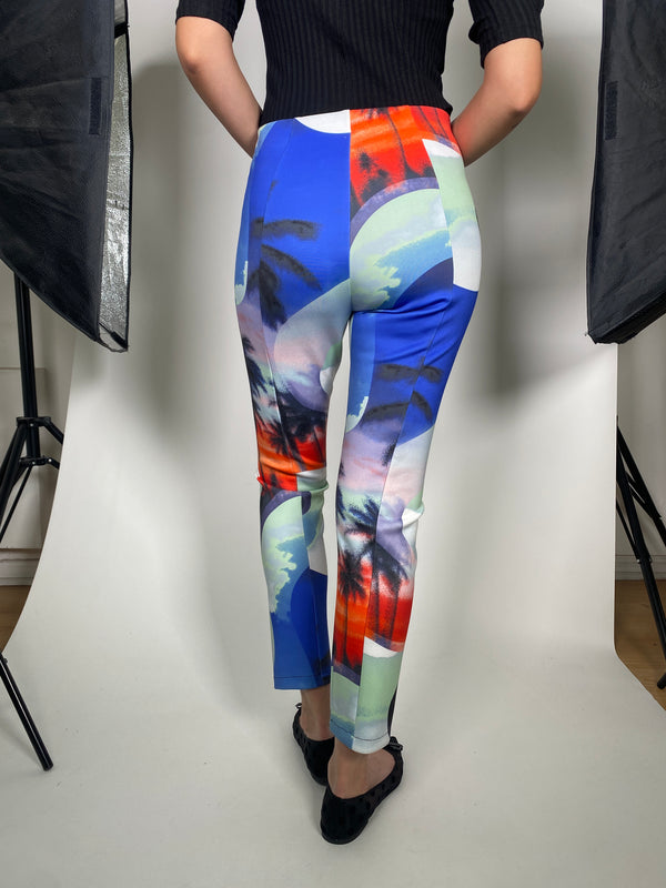 Leggings Multicolor Palmeras